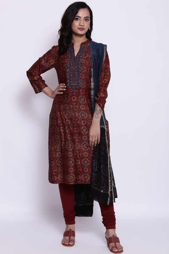 biba kurta salwar dupatta set