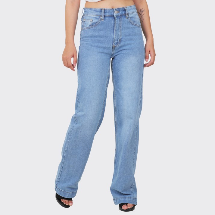 wide leg jeans women flipkart