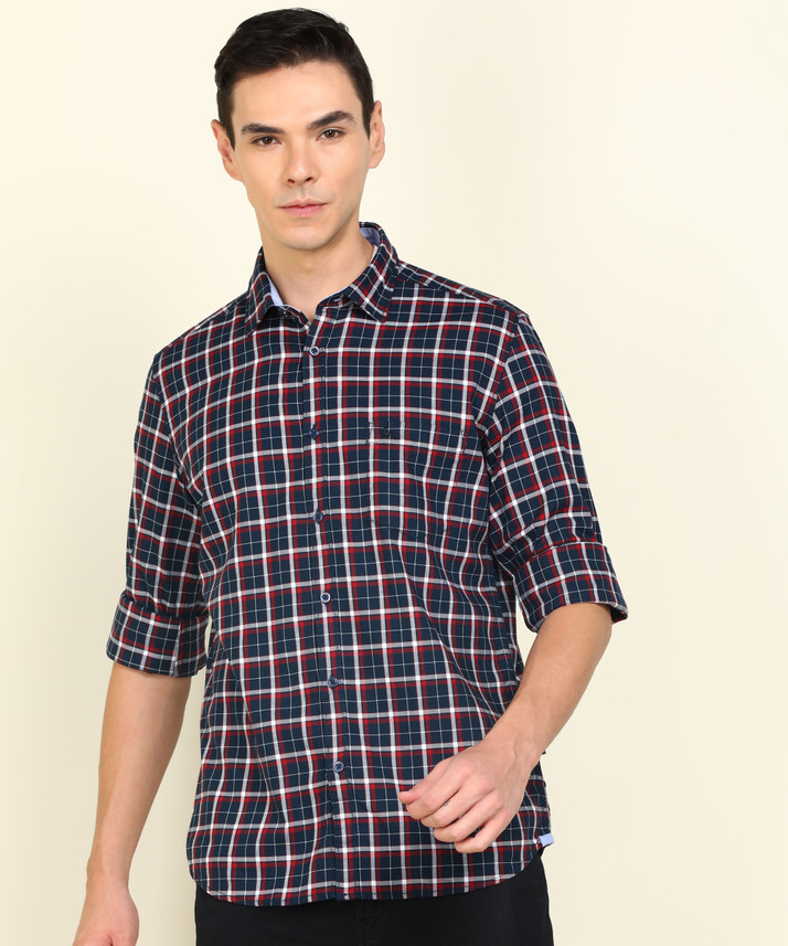 PARX Men Checkered Casual Multicolor 