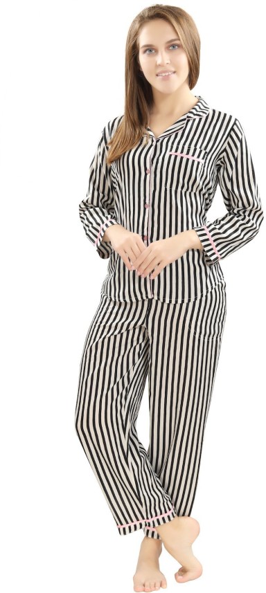 black white striped suit womens