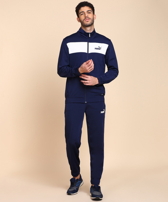 PUMA Poly Suit cl Colorblock Men Track Suit - Buy PUMA Poly Suit cl  Colorblock Men Track Suit Online at Best Prices in India | Flipkart.com