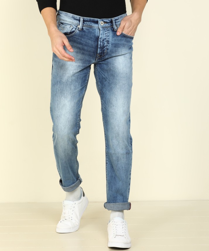 flying machine slim men blue jeans