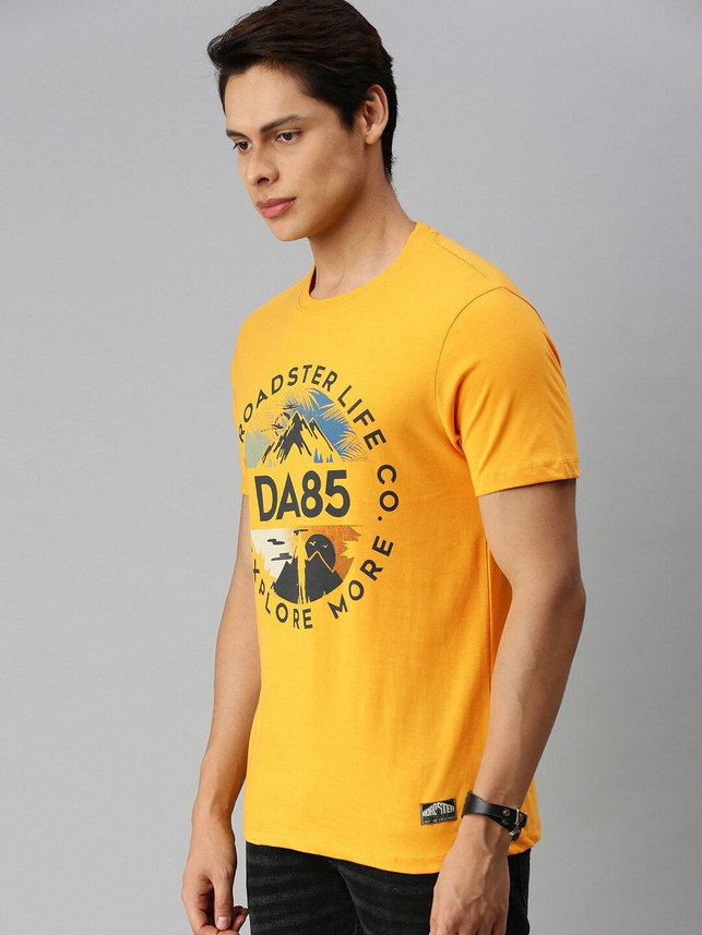 roadster yellow t shirt