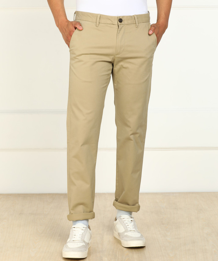 INDIAN TERRAIN Slim Fit Men Brown 