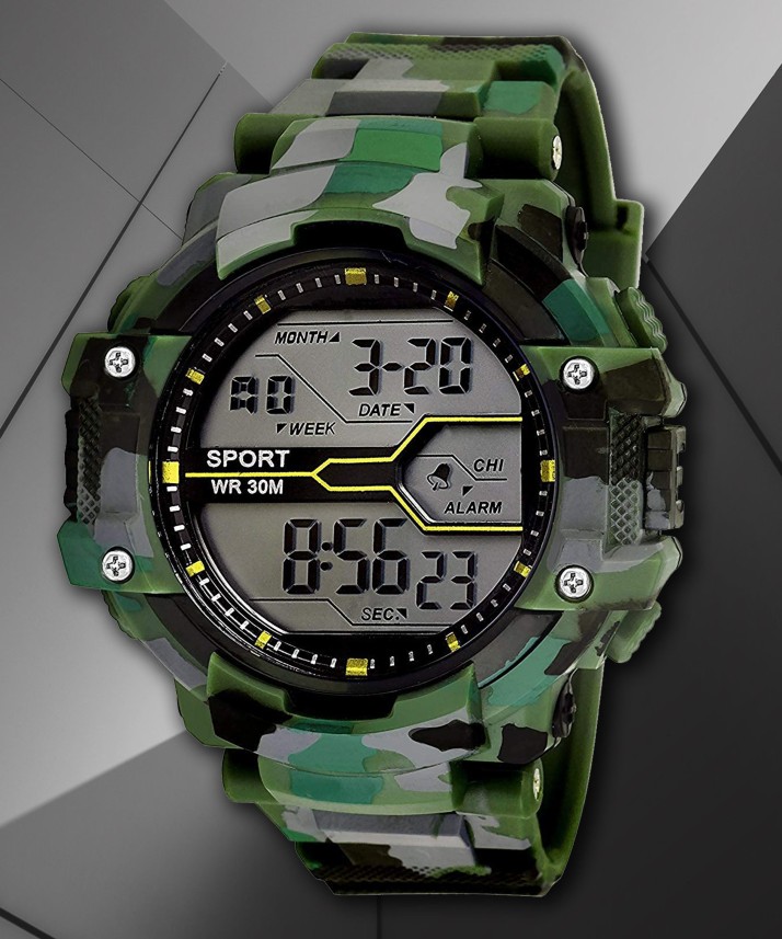 waterproof army watch