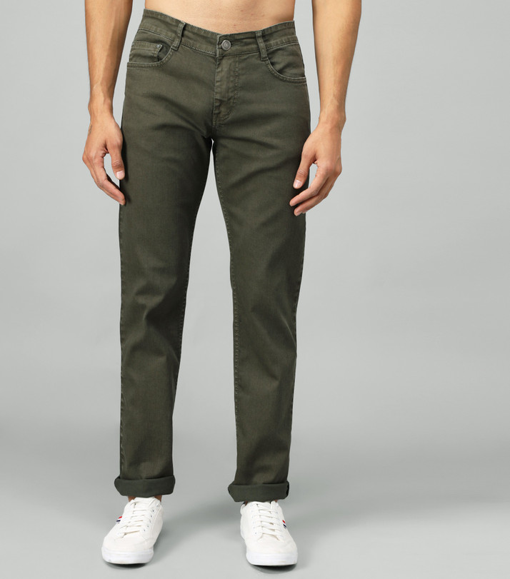 Buy STUDIO NEXX Regular Men Dark Green 