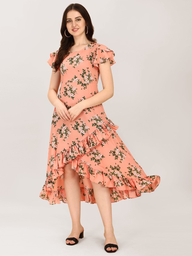 ruffle dress flipkart