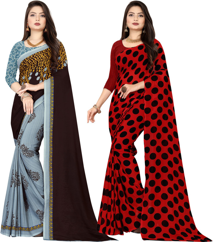 Buy Anand Sarees Printed Daily Wear 