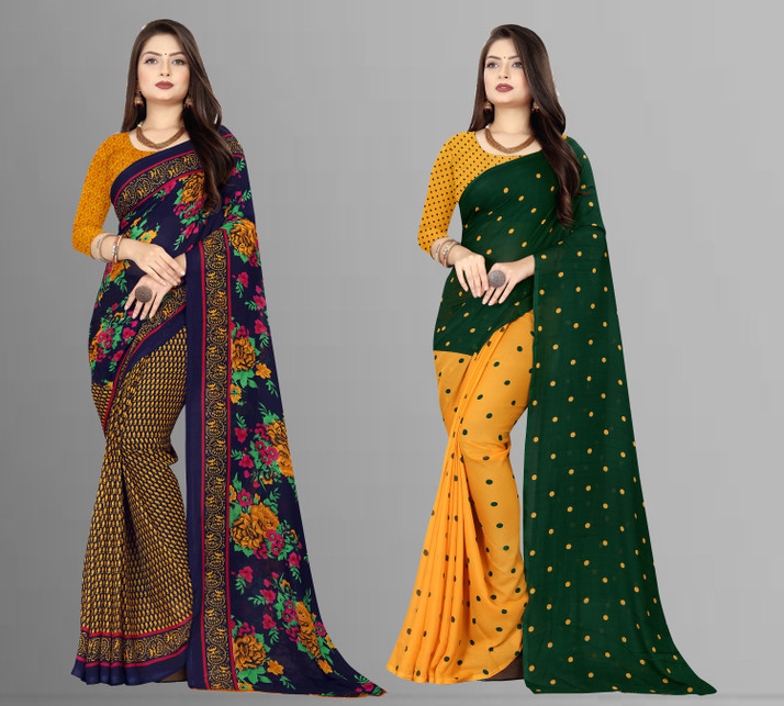 Buy Anand Sarees Floral Print Daily 