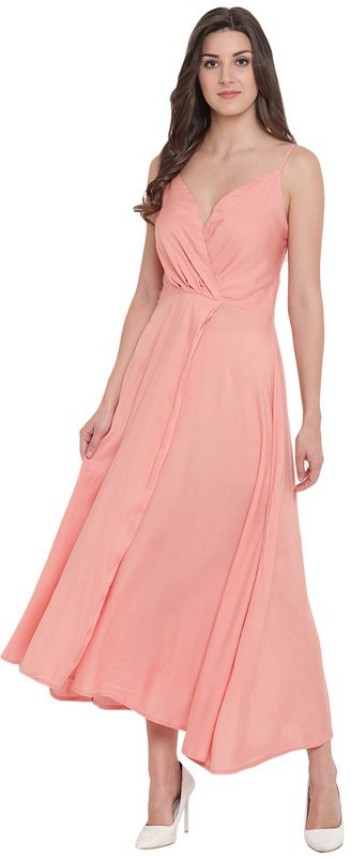 pink gown flipkart