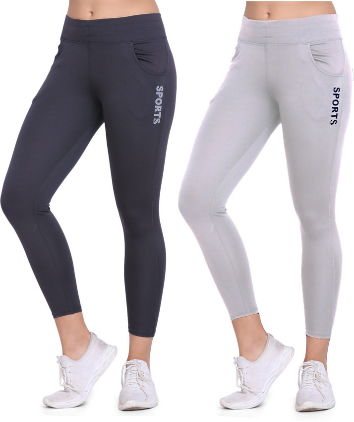 INKKR Solid Women Blue, Grey Track 