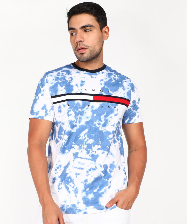 TOMMY HILFIGER Printed Men Round Neck 