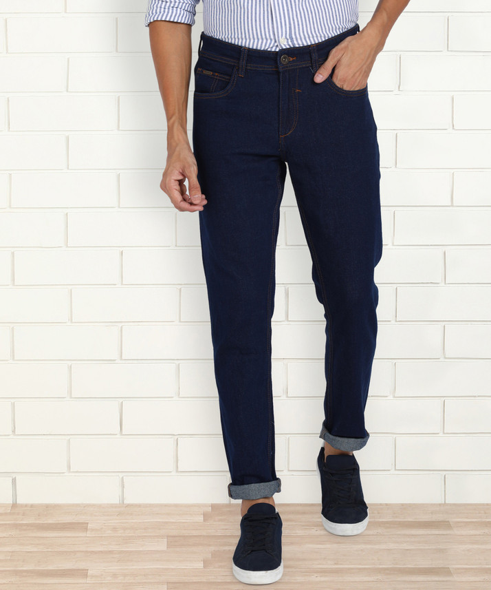 PROVOGUE Slim Men Dark Blue Jeans - Buy 