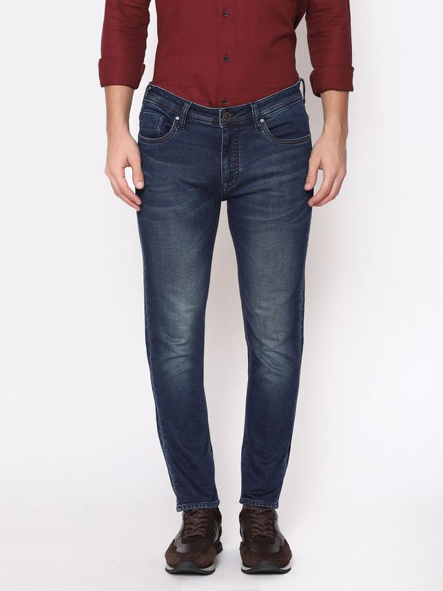 Blackberrys Slim Men Dark Blue Jeans 