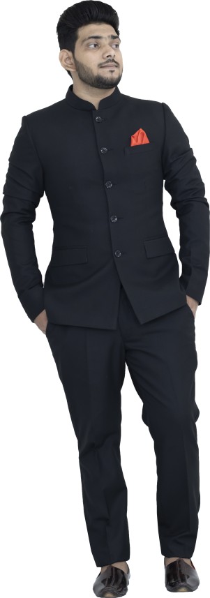 black jodhpuri coat pant