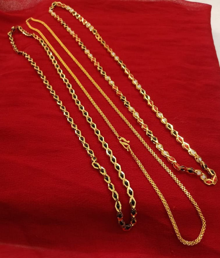 aggrawal CHAIN COMBO Gold-plated Plated 