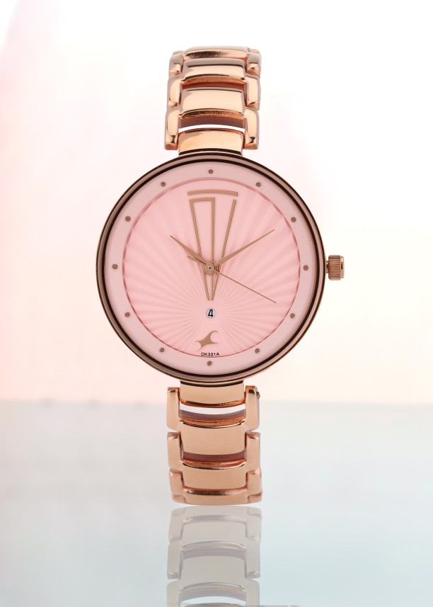 fastrack watches for women rose gold