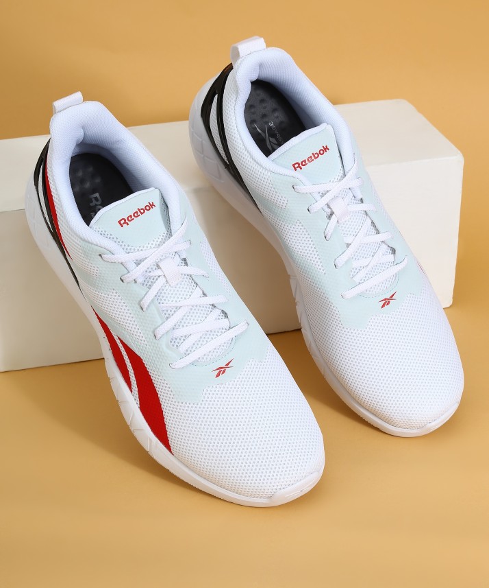 reebok white shoes flipkart