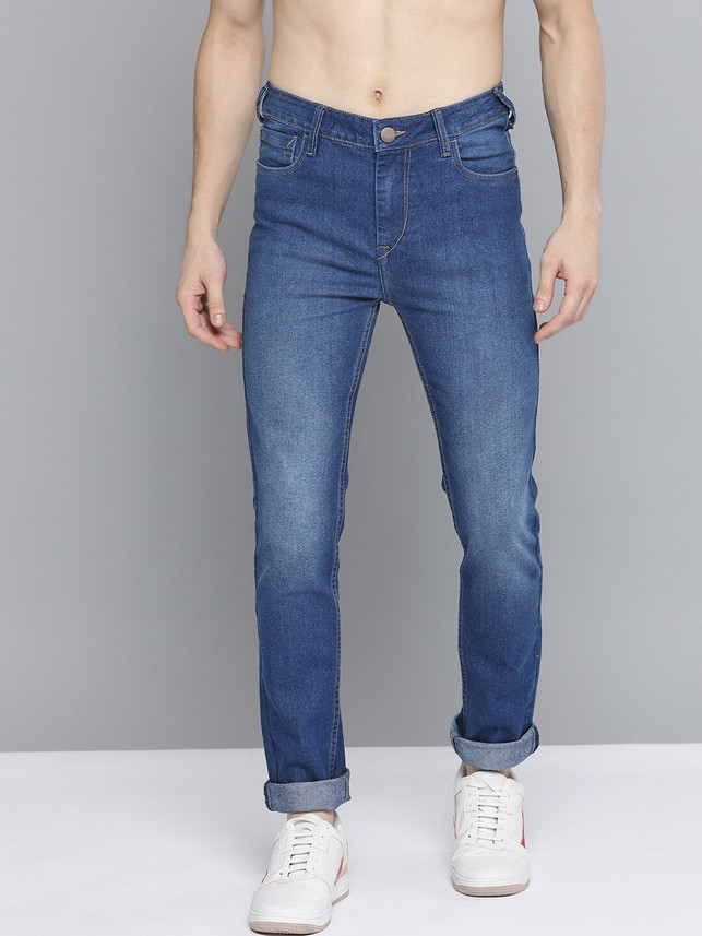 HERE\u0026NOW Regular Men Blue Jeans - Buy 