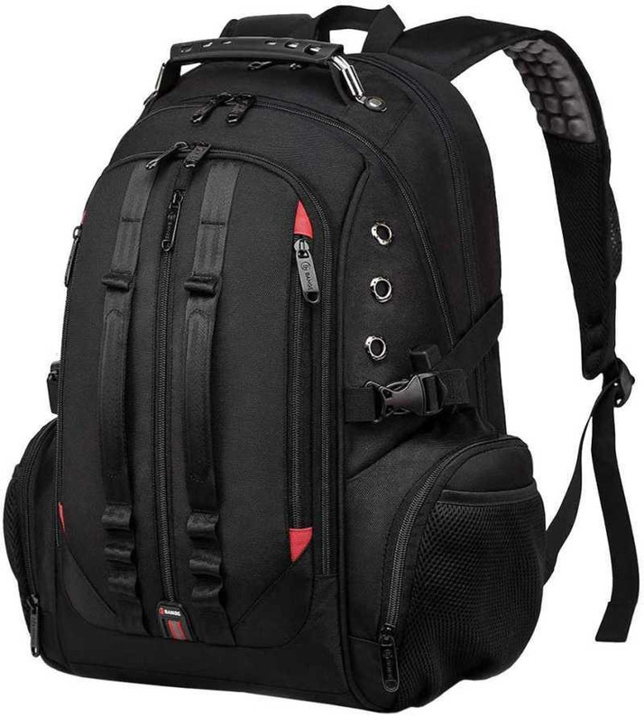 Red Lemon Swisslook Polyester Bange Series 45L 15.6-inch Laptop Bags  Backpack for Men and Women Waterproof USB Anti Theft Travel Backpack -Black  45 L Laptop Backpack Black - Price in India | Flipkart.com