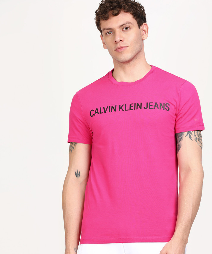 pink calvin klein shirt