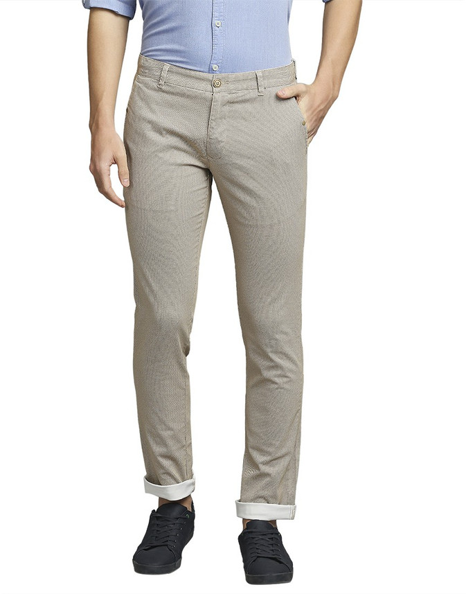 PARX Tapered Men Brown Trousers - Buy 