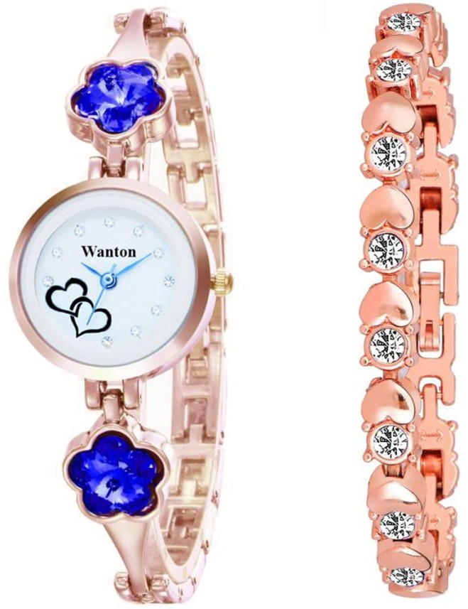 watch with bracelet set flipkart