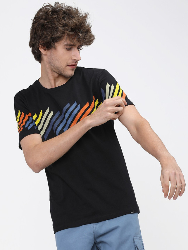 HIGHLANDER Printed Men Round Neck 