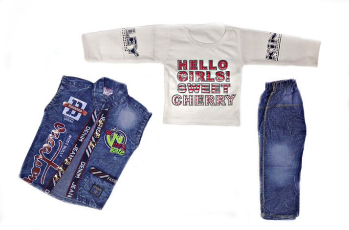 Baby Boys Party(Festive) Dress Jeans 