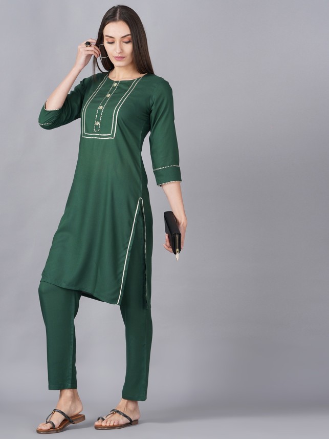 pant suit flipkart