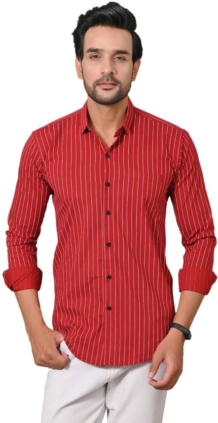 maroon lining shirt