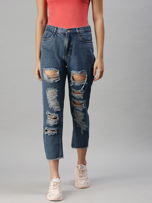 Showoff Boyfriend Women Blue Jeans 