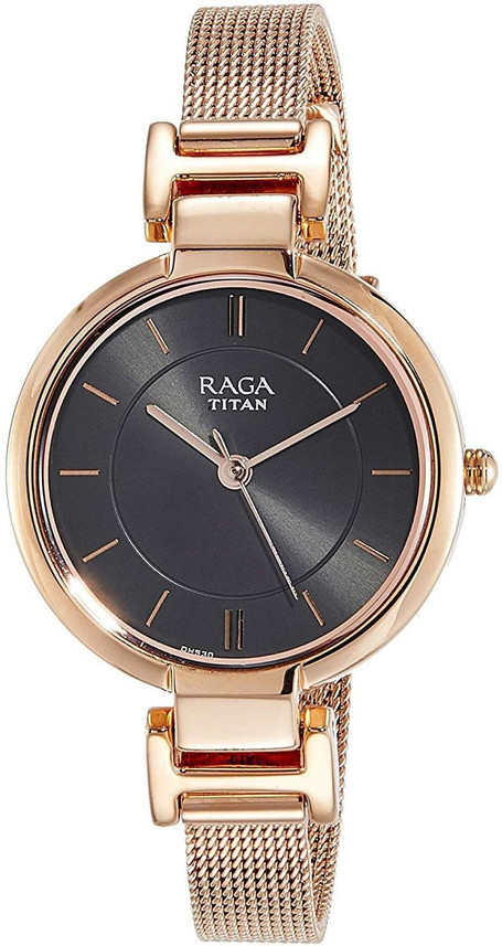Titan raga rose gold flipkart clearance