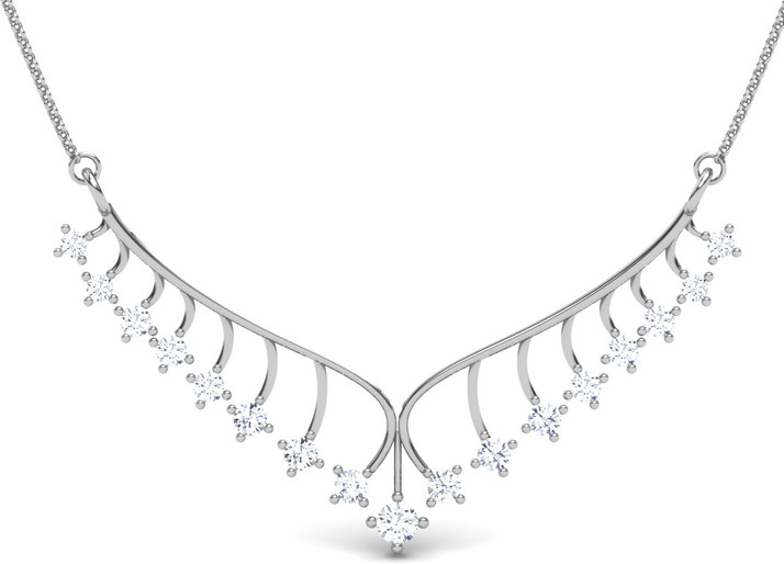 caratlane diamond pendant set 