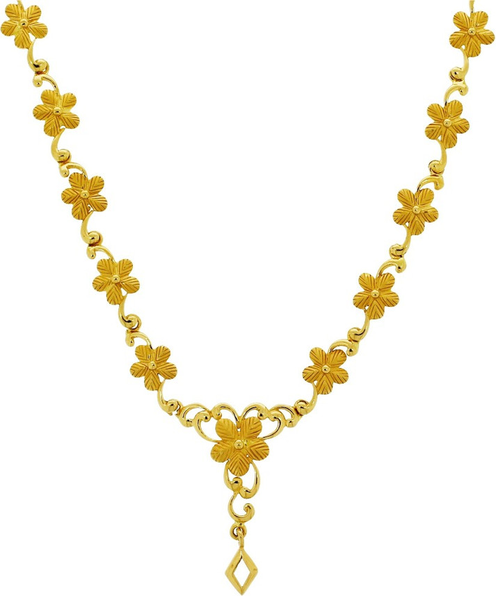 gold necklace set kalyan jewellers 