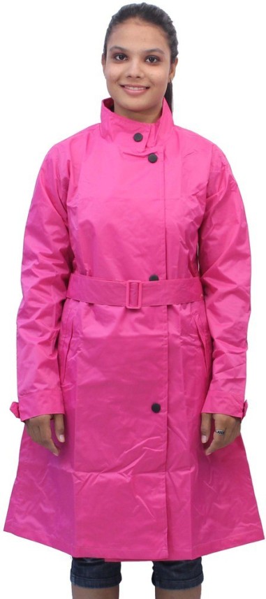 pink raincoat