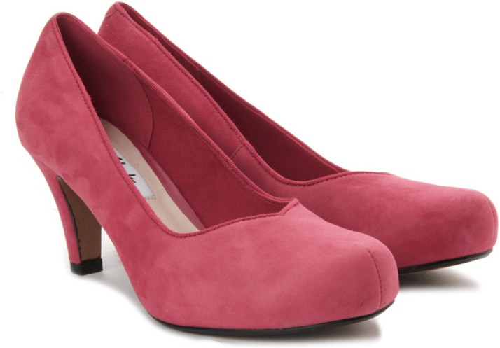 clarks red shoes ladies