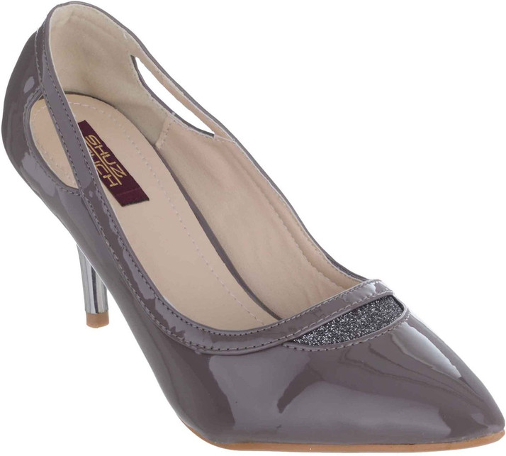 Shuz Touch Women Grey Heels - Buy D 