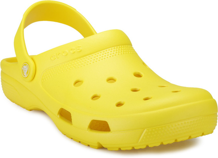 yellow crocs womens