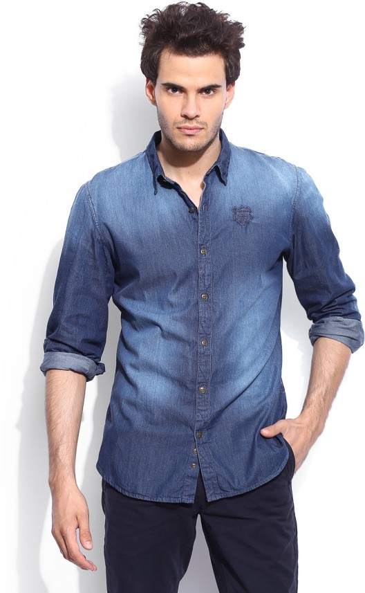 roadster men blue denim