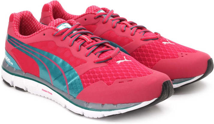 PUMA Faas 500 v2 Running Shoes For Women - Buy Pink, Blue Grass, Grisaille  Color PUMA Faas 500 v2 Running Shoes For Women Online at Best Price - Shop  Online for Footwears