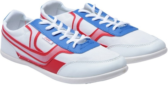 Red Lace Up For Men Casual Shoes 