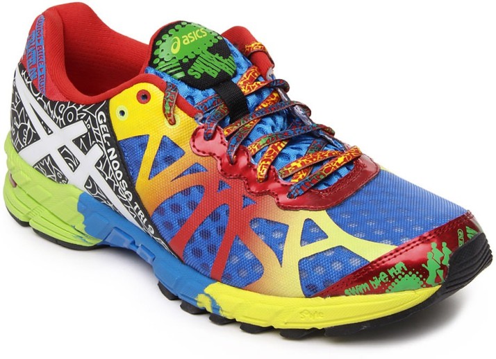 asics colourful shoes