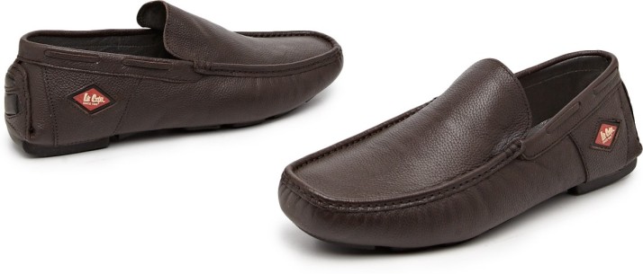 lee cooper loafers brown