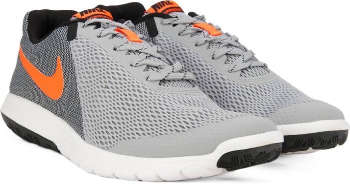 nike shoes gray and orange