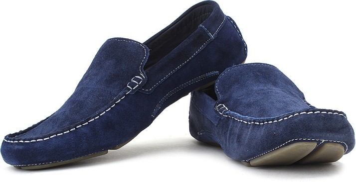 red tape navy loafers