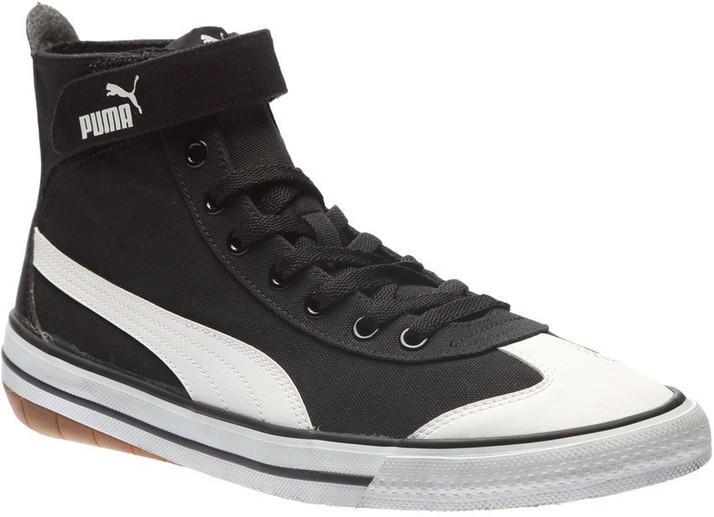 PUMA 917 FUN Mid Canvas Shoes For Men - Buy Puma Black-Puma White Color PUMA  917 FUN Mid Canvas Shoes For Men Online at Best Price - Shop Online for  Footwears in
