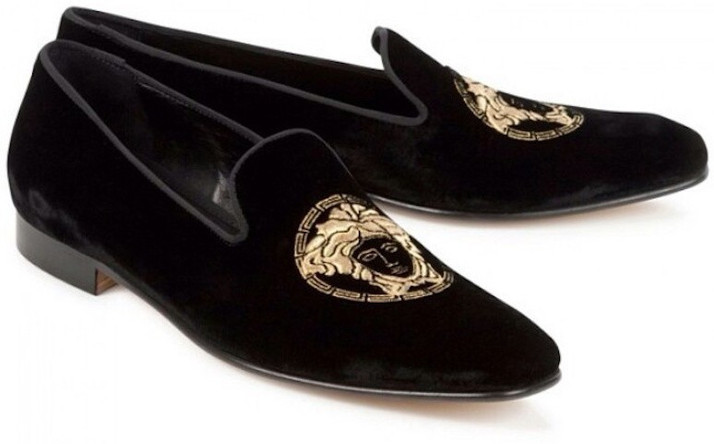 versace loafer shoes