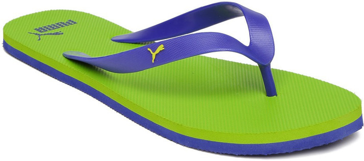puma green slippers