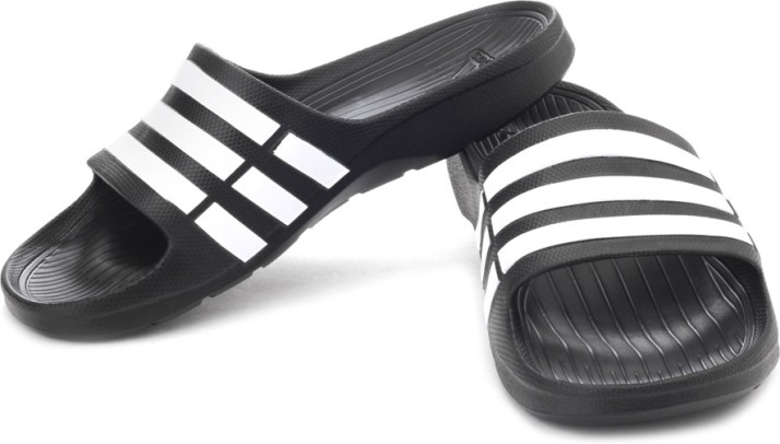 hugo boss sliders black and gold